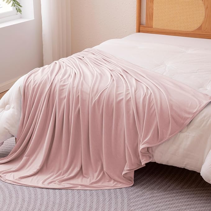 Amazon Basics Cooling Blanket for Hot Sleepers, Reversible Lightweight Thin - Image 2