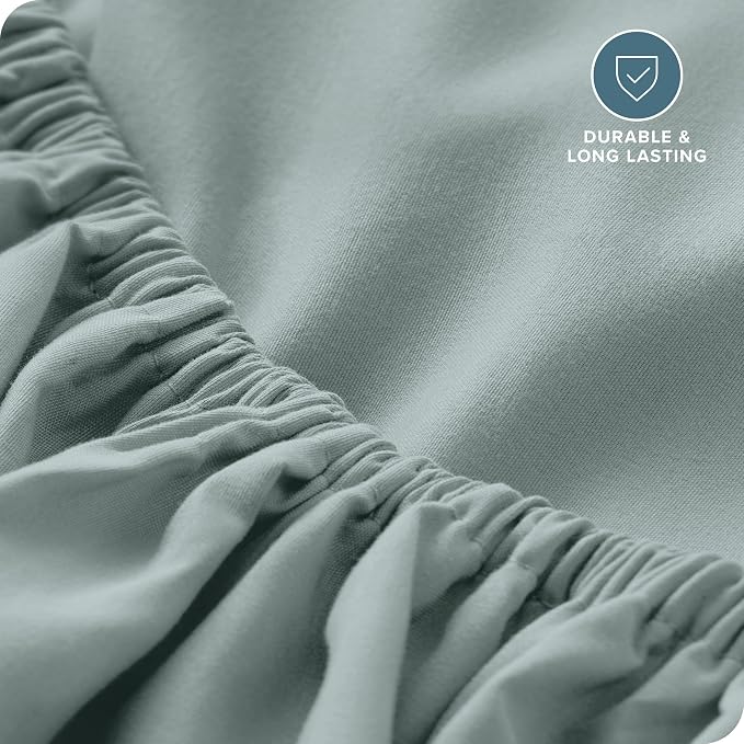 Bare Home Fitted Bottom Sheet Full Size - Image 5