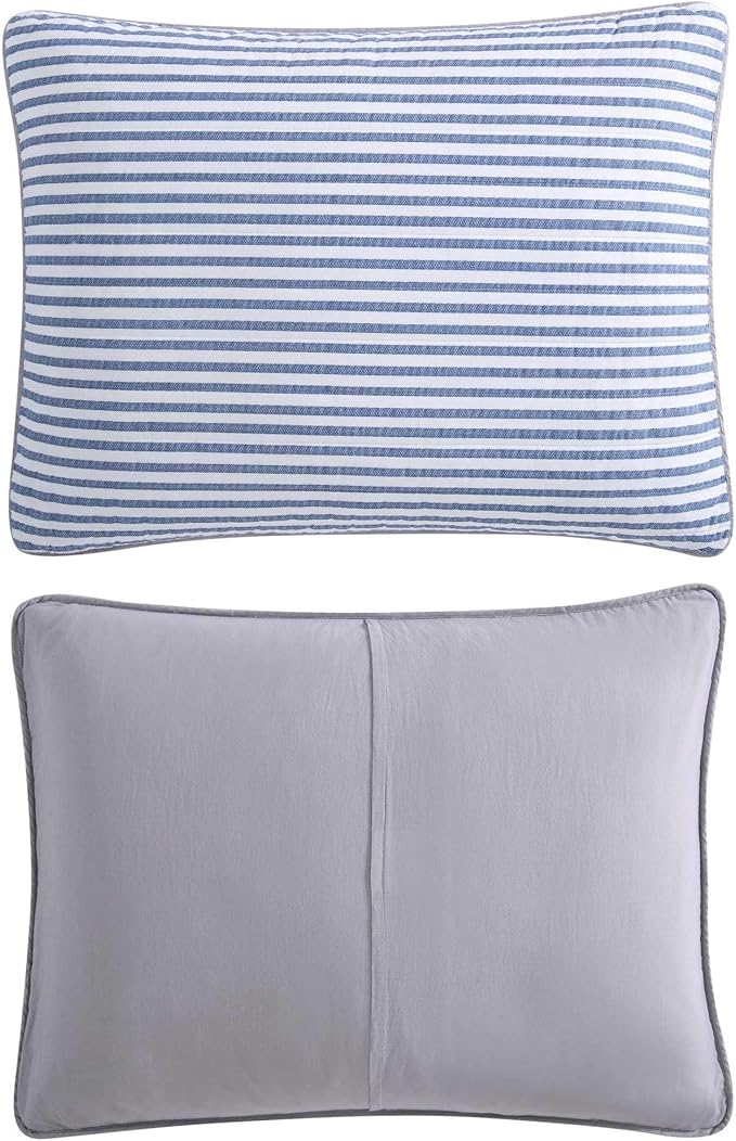 Nautica - King Quilt Set, Reversible Cotton Bedding - Image 5