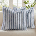 decorUhome Cozy Faux Fur Throw Pillow Covers 20x20 Set of 2 Decorative Soft by decorUhome