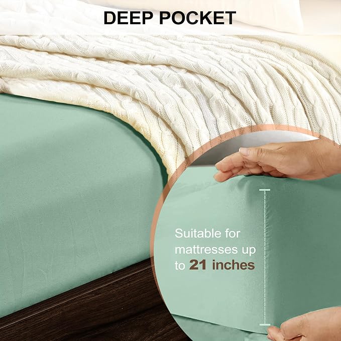 FreshCulture Queen Fitted Sheet Only - Image 4