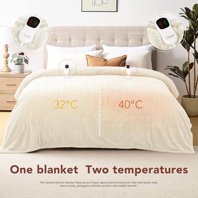 Homemate Electric Heated Blanket King Size - Image 8