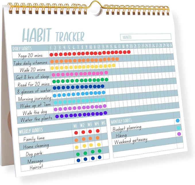 Lamare 2026 Habit Tracker Calendar – Premium Daily Habit Tracker Journal and by Lamare