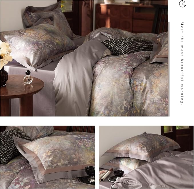 mixinni Vintage Floral Duvet Cover Set - Image 9