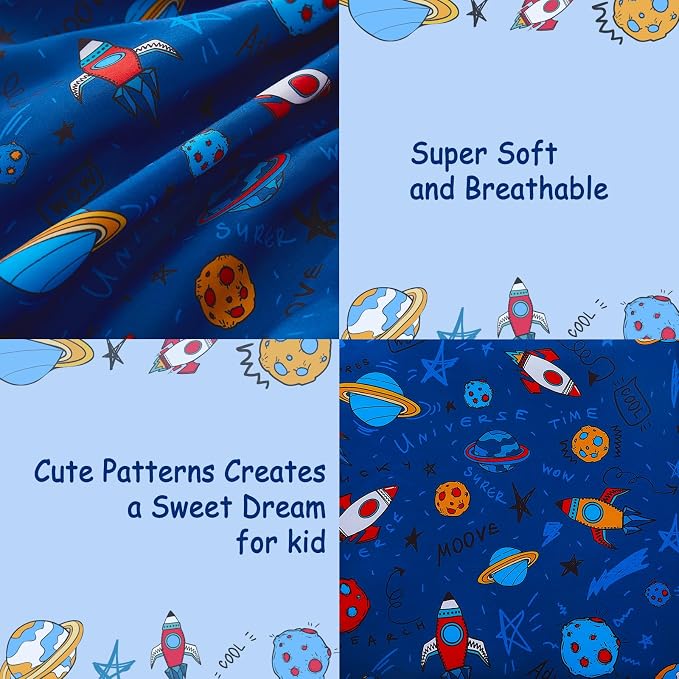 lasoftan Kids Sheet Set Twin Size, Twin Sheet Set - Image 3
