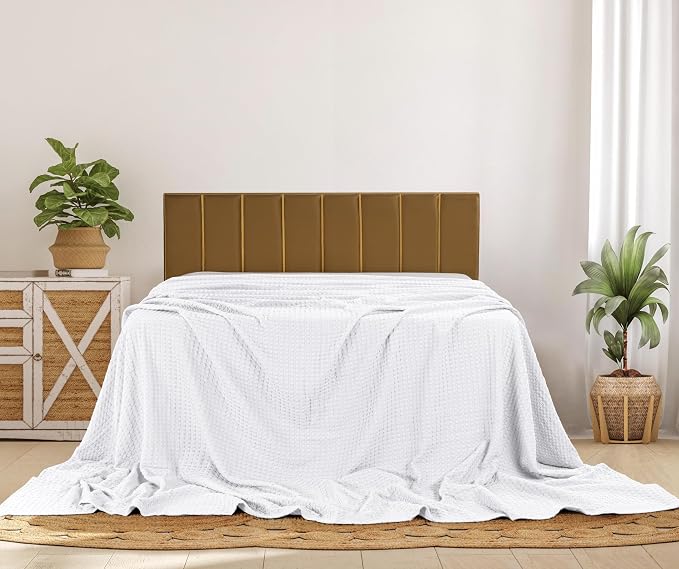 Utopia Bedding 100% Cotton Waffle Weave Blanket Big Size - Image 8