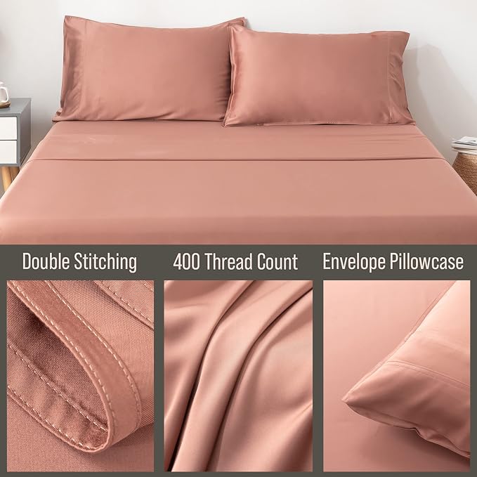 Bella Coterie | Luxury Bamboo Viscose King Size Pillowcase Set | 100% - Image 3