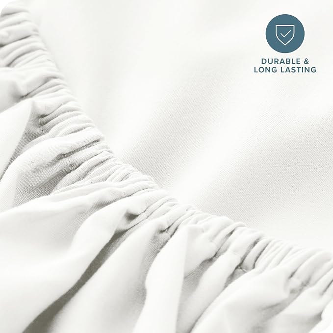 Bare Home Fitted Bottom Sheet California King Size - Image 5