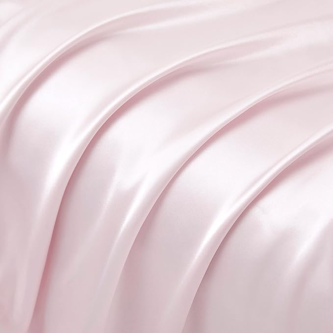 Blush Pink Satin Pillowcases - Image 4