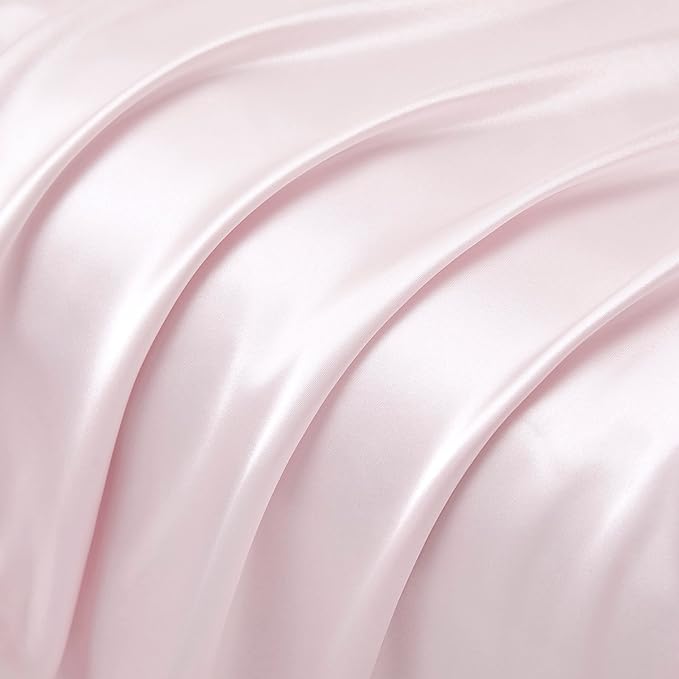 Satin Pillowcases with Zipper （20x30）, Queen Size Pillowcases Set of 2 - Image 4
