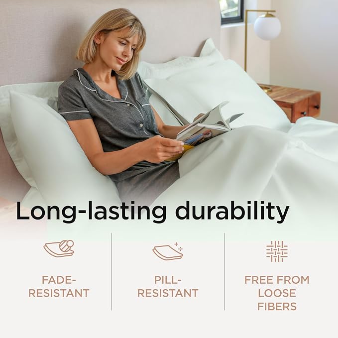Threadmill Sheets for Twin Mattress | 800 Thread Count Twin Bed Sheets Set - Image 4