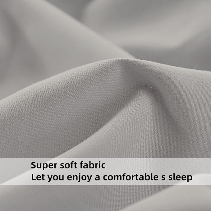 HBHLFZ Twin XL Fitted Sheet Only, Soft Breathable Bottom Sheet - Image 4