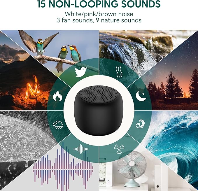 White Noise Machine Babelio Mini Sound Machine - Image 3