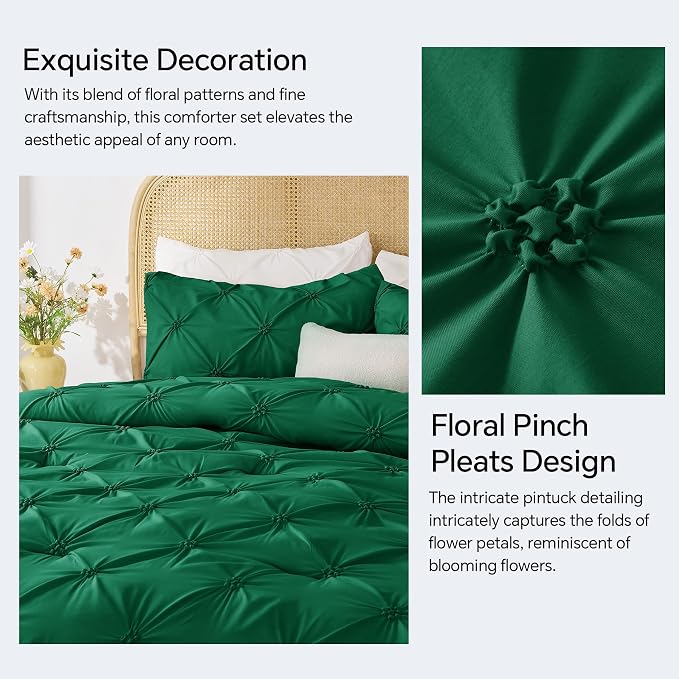 BEDELITE Forest Green Twin Comforter Set - Image 4