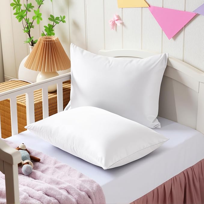 4 Pack Cooling Toddler Pillow Cases, Viscose Derived from Bamboo Small Pillow - Image 6