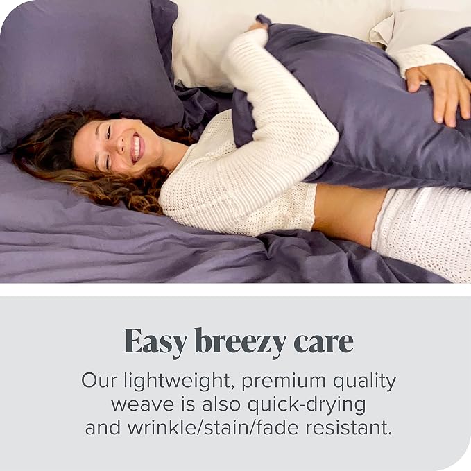 Bare Home Microfiber King Pillowcase Set of 4 - Image 8