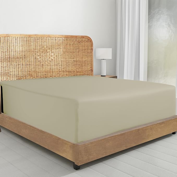 California Design Den King Fitted Sheet Only by CaliforniaDesignDen