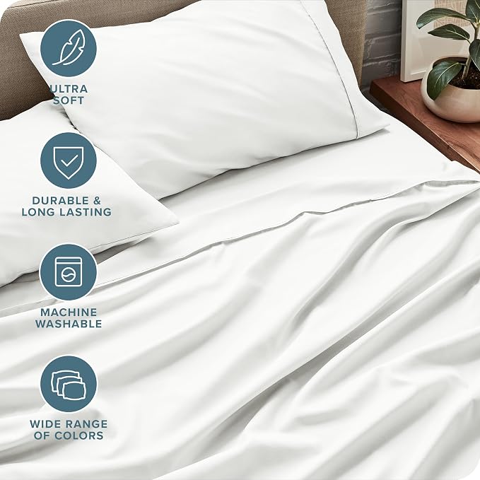Bare Home Split California King Sheet Set - Image 5