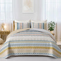WONGS BEDDING Boho Quilt Set Full Size by WONGSBEDDING