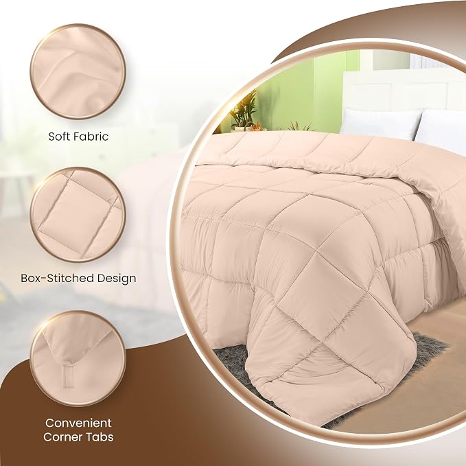Utopia Bedding Comforters Twin Size, All Season Duvet Insert, Down Alternative - Image 6