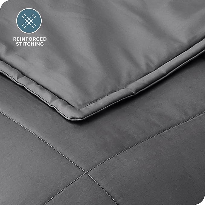 Bare Home Weighted Blanket Queen Size 17lbs - Image 8