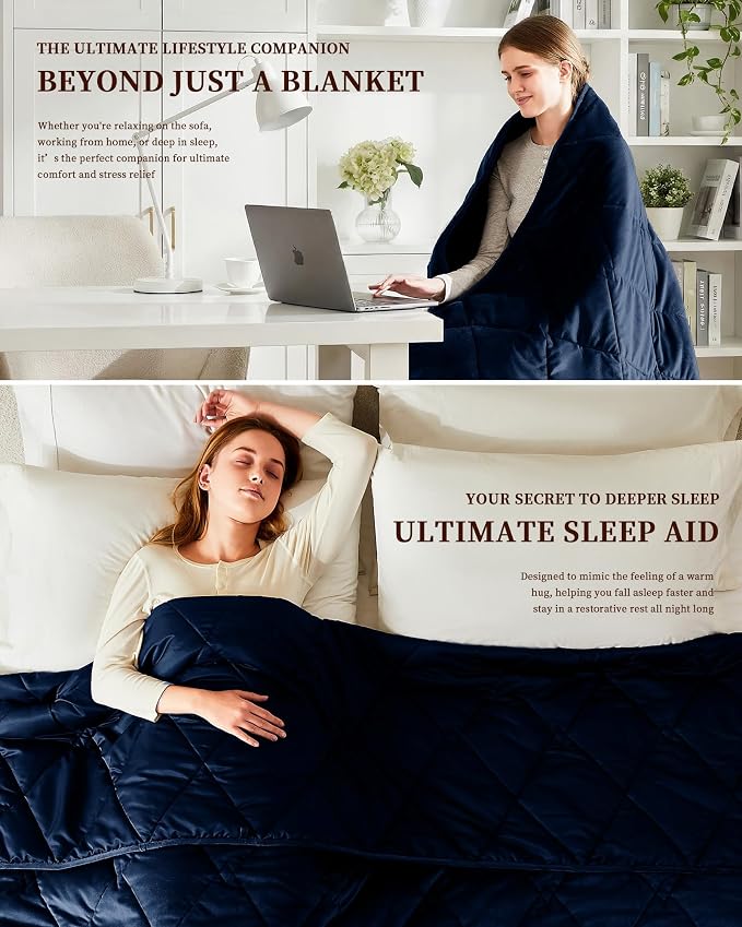 L'AGRATY Queen Size Weighted Blanket - Image 5