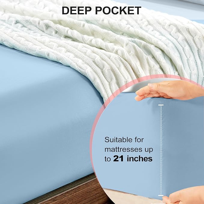 FreshCulture Queen Fitted Sheet Only - Image 4