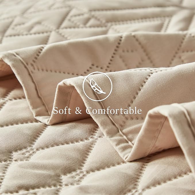 akkialla Full/Queen Size Quilt Bedding Set, Modern Style Geoetric Pattern - Image 6