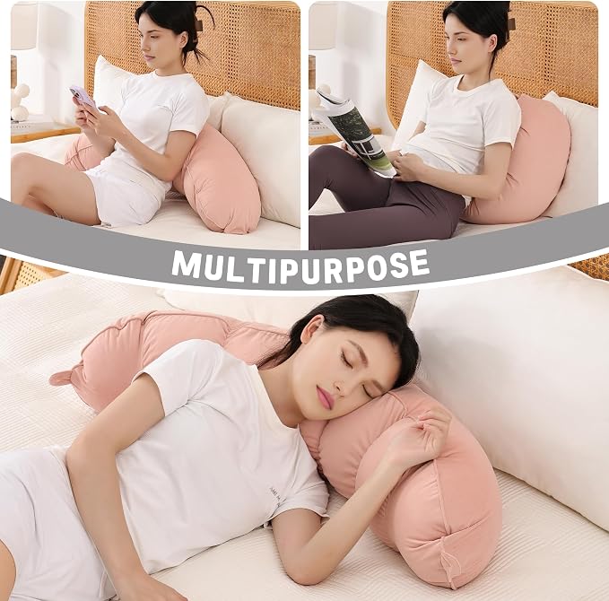 Peallow – Long Round Body Pillow - Image 6