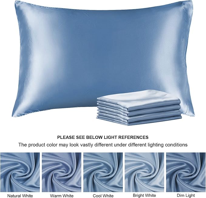 BEDELITE Satin Pillowcase for Hair and Skin, Super Soft Similar to Silk Pillow - Image 7