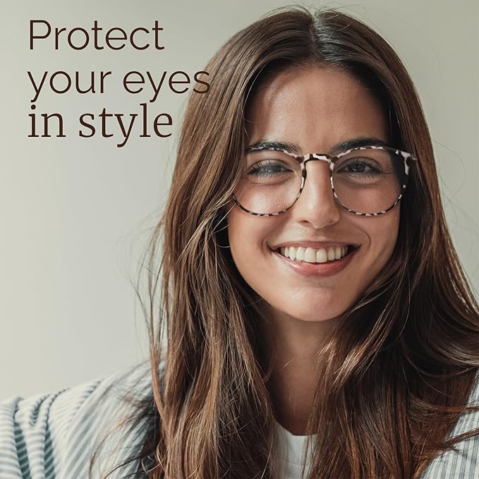 IBOANN Blue Light Glasses for Woman/Men, Fashion Blue Light Glasses Men - Image 4