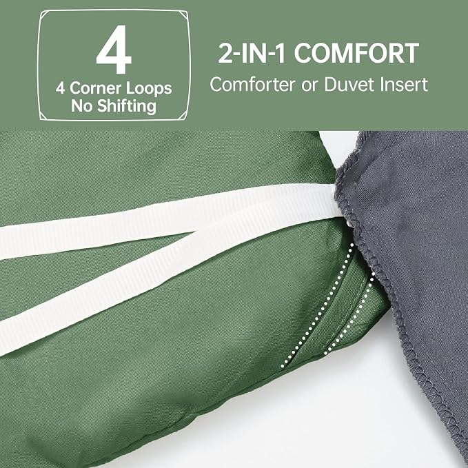 MUXHOMO Full Comforter Sets, All Season Ultra Soft Down Alternative Bedding - Image 5
