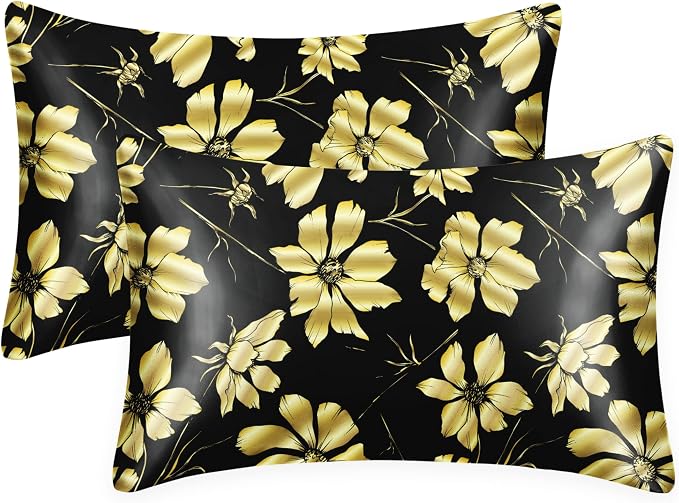 EXQ Home Satin Pillowcase for Hair and Skin Queen by EXQHomeTexitleCoLtd