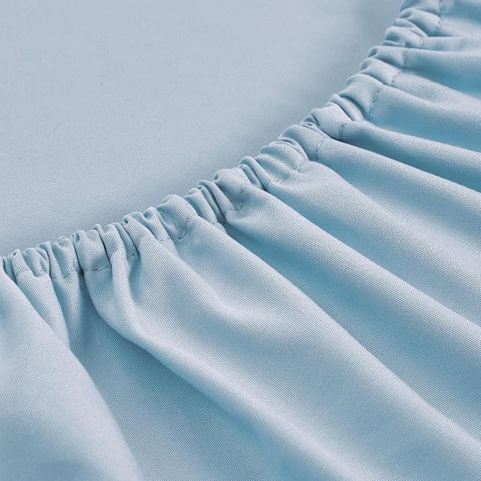 FreshCulture Queen Fitted Sheets, Bulk Pack of 6, Deep Pocket, Soft Microfiber - Image 2