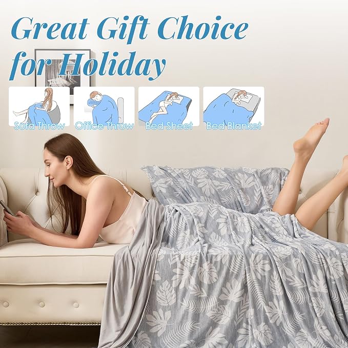 OIGAE Cooling Blanket for Hot Sleepers - Image 5