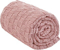 Knitted Weighted Blanket Adult, No Beads Heavy Blanket 60” x 80'' 15lbs by Unknown