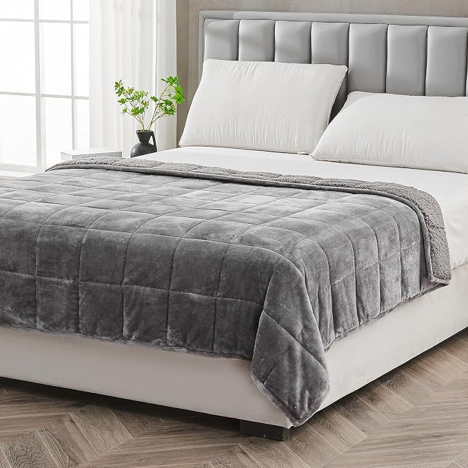 Topblan Sherpa Fleece Weighted Blanket - Image 2