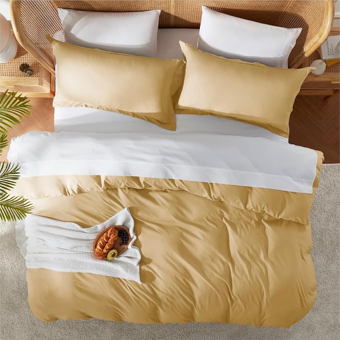 Nestl Camel Gold Duvet Cover King Size - Image 5