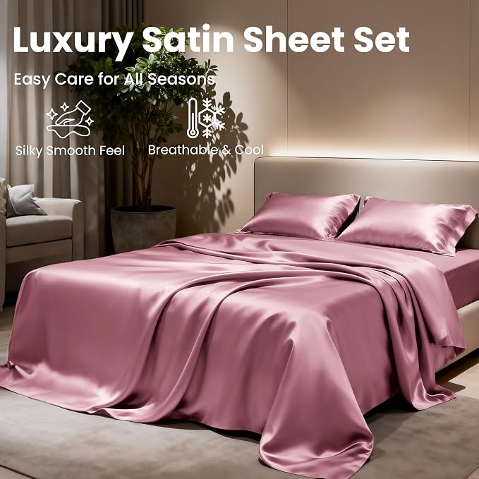 Love's cabin Satin Queen Sheets Set - Image 8