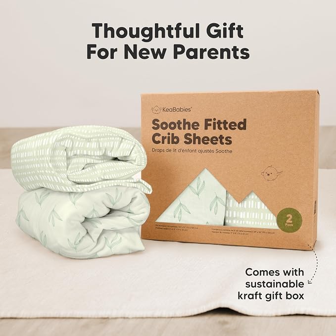 KeaBabies 2-Pack Organic Crib Sheets - Image 9