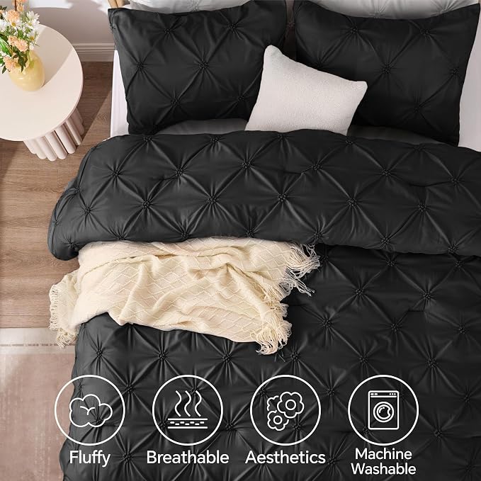 BEDELITE Black King Size Comforter Set - Image 5