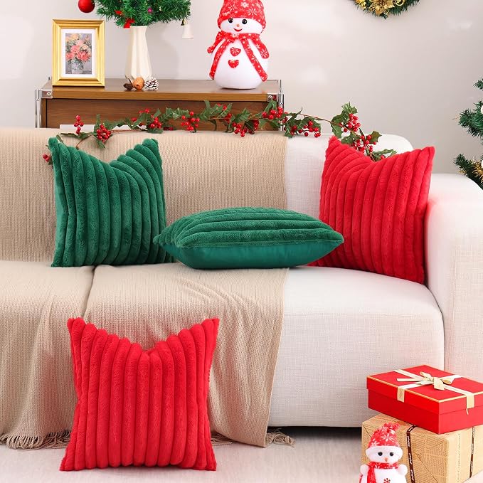 Pallene Faux Fur Plush Lumbar Throw Pillow Covers 12x20 Set of 2, Luxury Soft - Image 7