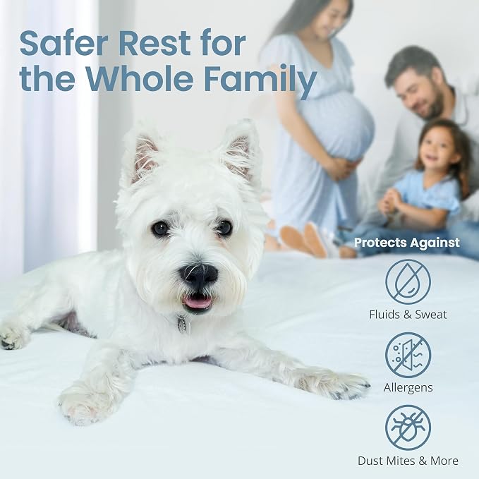 SafeRest Waterproof Twin XL Size Mattress Protector - Image 5