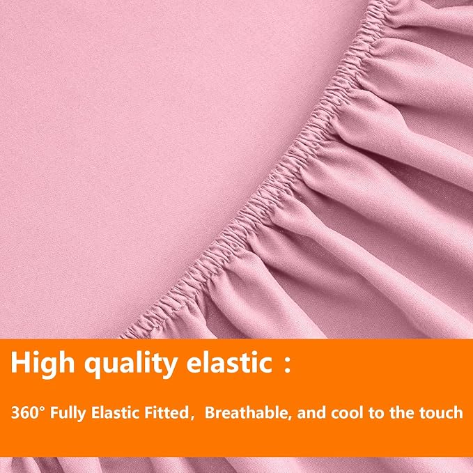 TAIMIT Pink Queen Size Comforter Set - Image 6