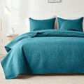 akkialla Teal Full/Queen Quilt Set, Ultrasonic Lightweight Bedspread Coverlet by akkialla