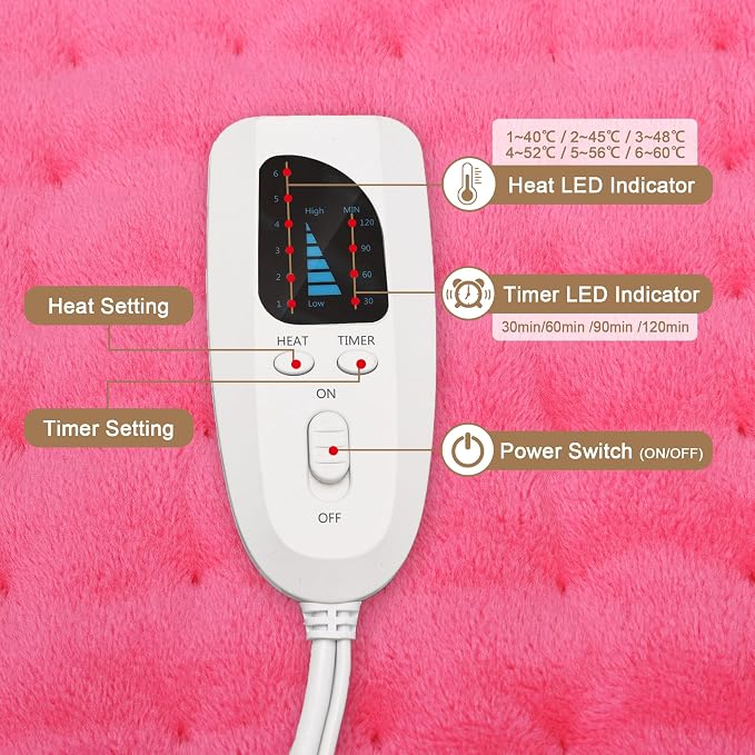 Deepsoon Heating Pad, Electric Heating Pads - Image 7
