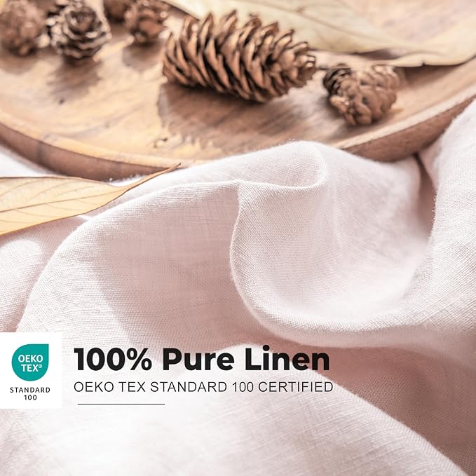 Simple&Opulence 100% Washed Linen Duvet Cover - Image 2