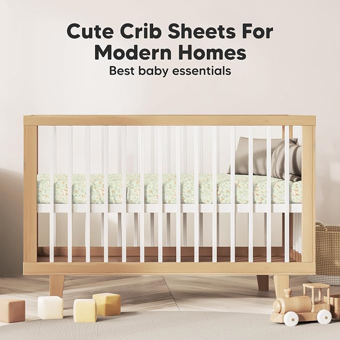 KeaBabies 2-Pack Organic Crib Sheets - Image 8
