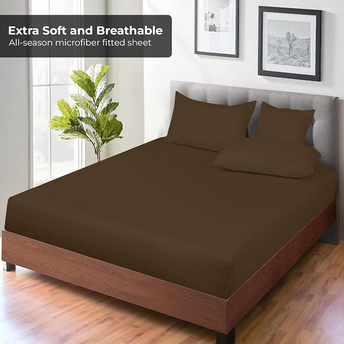 Royale Linens Fitted Sheet Full - Image 4