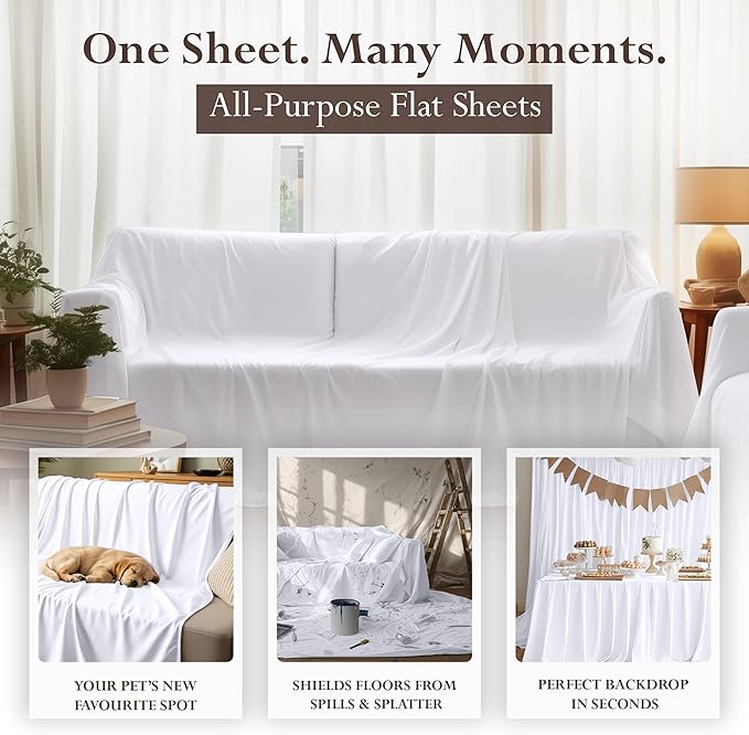 Utopia Bedding Flat Sheet - Image 5